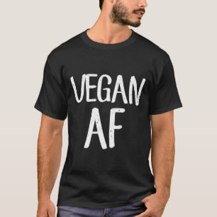 Vegan Af Shirt Grappig Vegetarisch Cadeau Idee T-s
