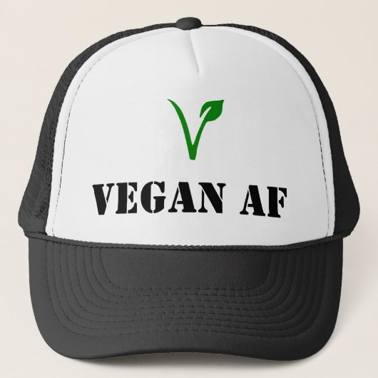 Vegan AF Trucker Pet (Voorkant)