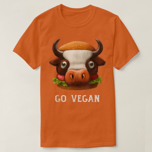 Vegan and Vegetarian Vegivore Plant based Veggie - T-shirt (Design voorkant)