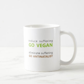 vegan / antinatalistische mok