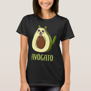 Vegan Avocado Ca Kat Vader Moeder Avogato Cinco D T-shirt