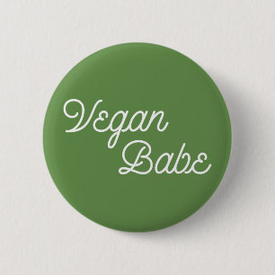 Vegan Babe Ronde Button 5,7 Cm
