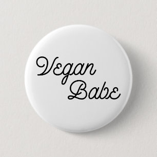 Vegan Babe Ronde Button 5,7 Cm
