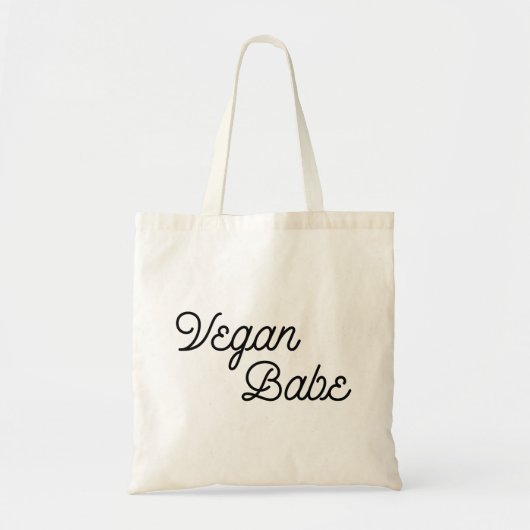 Vegan Babe Tote Bag (Voorkant)