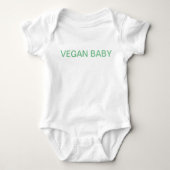 Vegan baby romper (Voorkant)