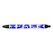 Vegan Blue Fish Logo Pen (Voorkant)