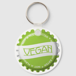 Vegan Bottlecap Sleutelhanger