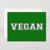 Vegan Briefkaart (Voorkant / Achterkant)