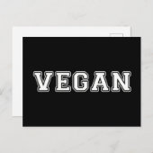 Vegan Briefkaart (Voorkant / Achterkant)