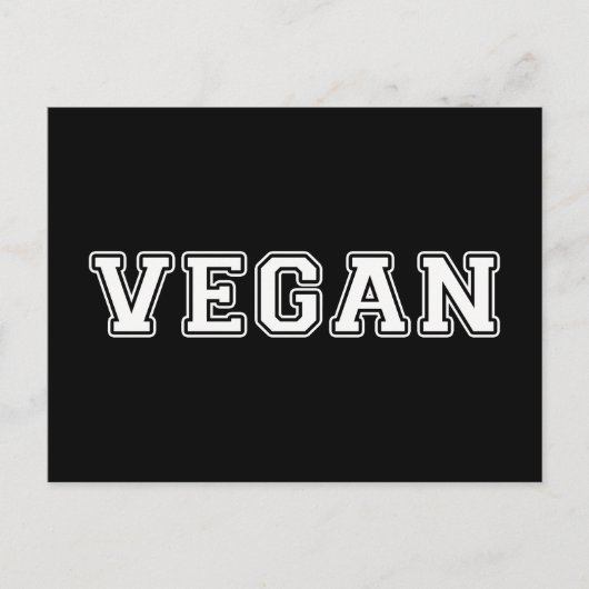 Vegan Briefkaart (Voorkant)