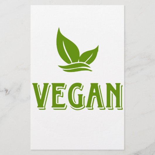 Vegan Briefpapier (Voorkant)