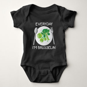 Vegan Brussel Sprouts Plant Lover Veganism Veggie Romper