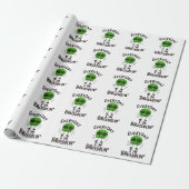 Vegan Brussels Sprouts Cadeaupapier (Uitgerold)