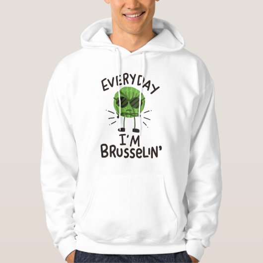 Vegan Brussels Sprouts Hoodie (Voorkant)