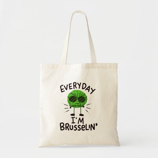 Vegan Brussels Sprouts Tote Bag (Voorkant)