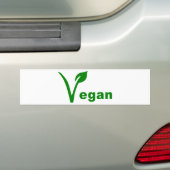 Vegan Bumpersticker (Op auto)