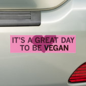 Vegan Bumpersticker (Op auto)