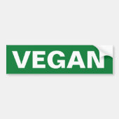 VEGAN BUMPERSTICKER (Voorkant)