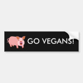 Vegan Bumpersticker (Voorkant)