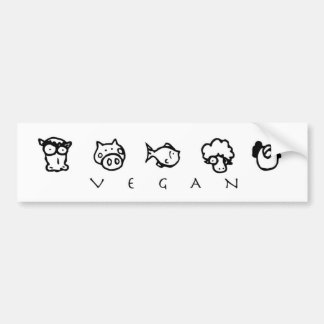 Vegan Bumpersticker