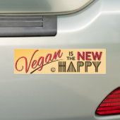 Vegan Bumpersticker (Op auto)