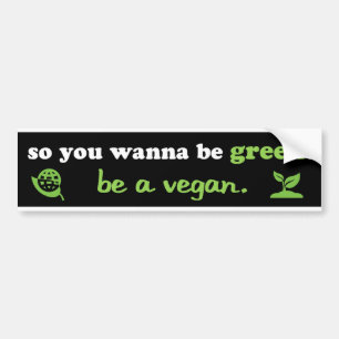 vegan bumpersticker