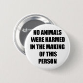 Vegan Button (Voorkant /achterkant)