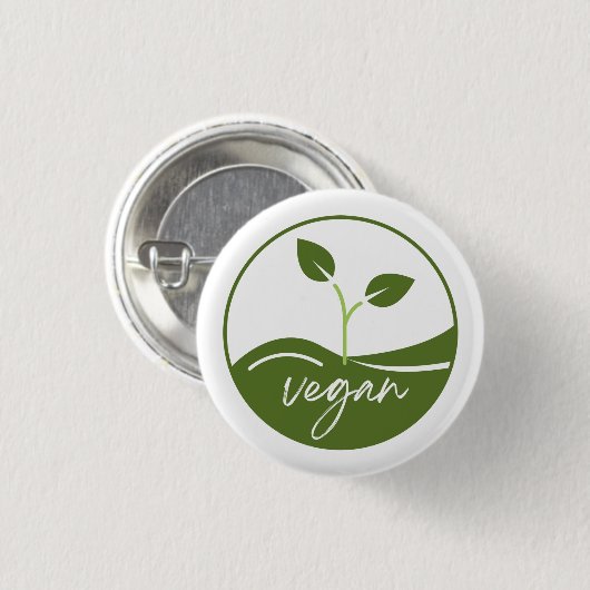 Vegan Button (Voorkant /achterkant)