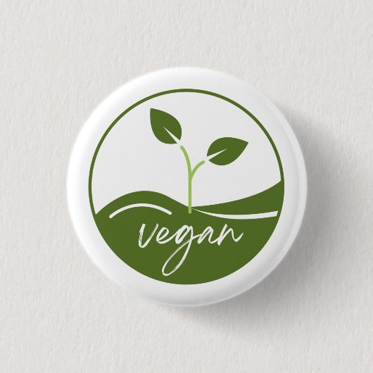 Vegan Button (Voorkant)