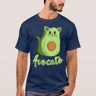 Vegan Cat Eigenaar van kat Male Avocato Kitten T-shirt