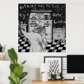 Vegan Chef Maurice Poster (Thuiskantoor)