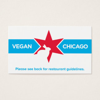 Vegan Chicago Restaurant Kaart