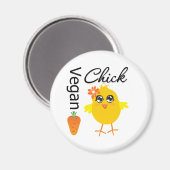 Vegan Chick 2 Magneet (Voorkant / Achterkant)