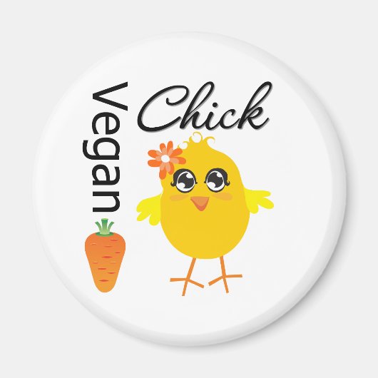 Vegan Chick 2 Magneet (Voorkant)