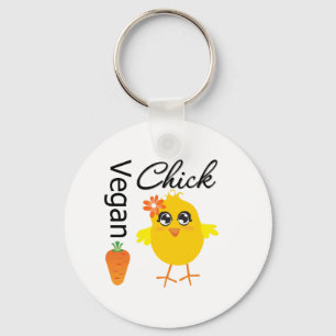 Vegan Chick 2 Sleutelhanger