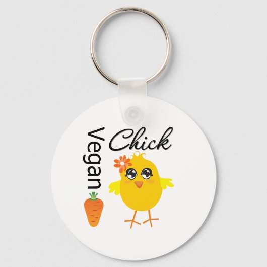 Vegan Chick 2 Sleutelhanger (Voorkant)