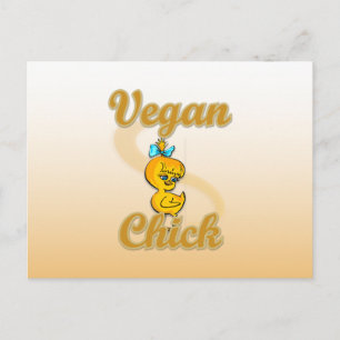 Vegan Chick Briefkaart