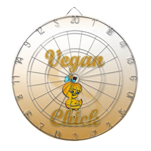Vegan Chick Dartbord (Voorkant)