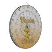 Vegan Chick Dartbord (Voorkant Links)