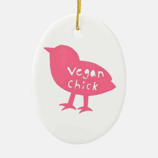 Vegan Chick Ornament (Voorkant)