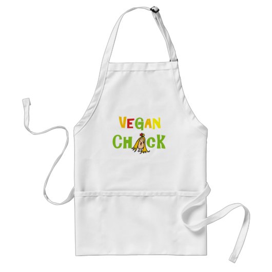 Vegan Chick Standaard Schort (Voorkant)