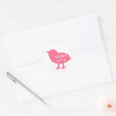 Vegan Chick Stickers (roze) (Envelop)