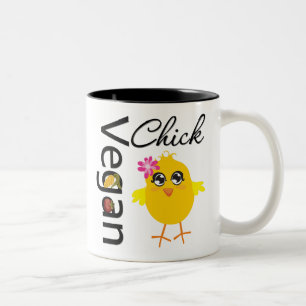 Vegan Chick Tweekleurige Koffiemok