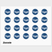 Vegan Circle Ronde Sticker (Vel)