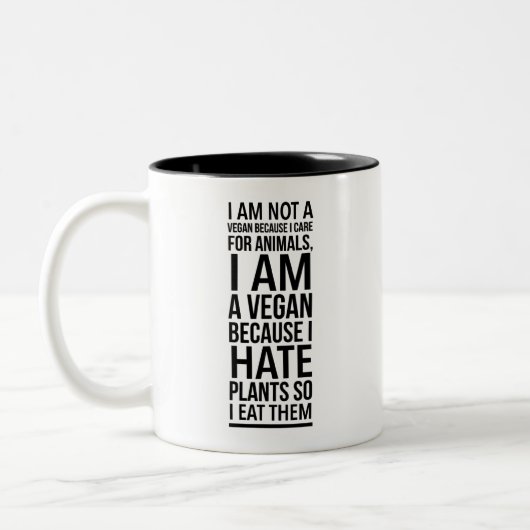 Vegan cite Mugs (Gauche)