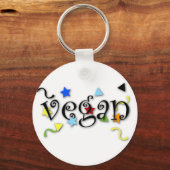Vegan Curls Sleutelhanger (Voorkant)