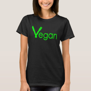 VEGAN DIET GEZEGDE VEGGIE FUN DECORATIONS LADIDIES T-SHIRT
