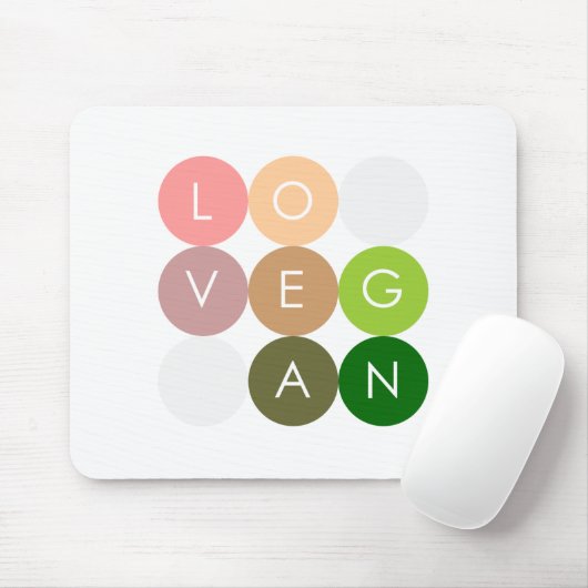 Vegan Dot Love Muismat (Met muis)