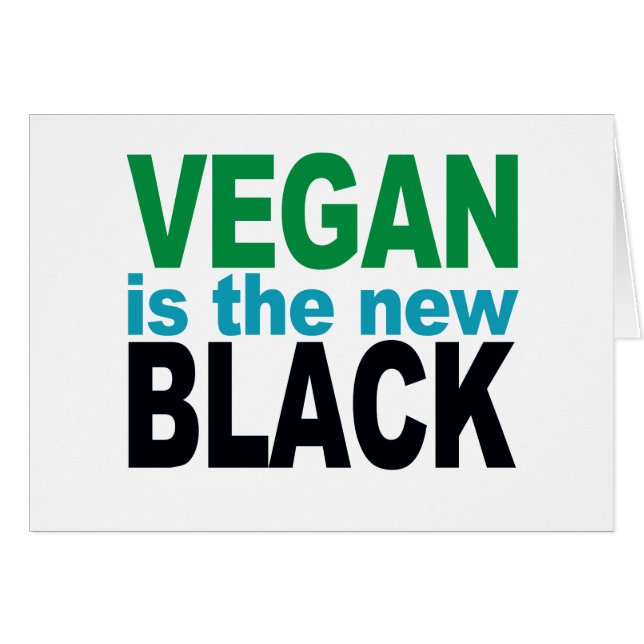 Vegan est le nouveau noir (Devant horizontal)