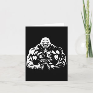 Vegan Fitness Gorilla Workout Kleding Kaart